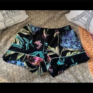 Nordstrom CAD rainbow floral shorts